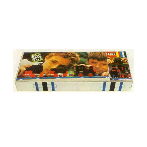 LEGO® 722 - 12 V-os elektromos vonat 2 kocsival - 12V Electric Train with 2 Wagons - 2