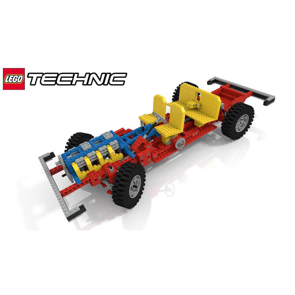 LEGO® 853 Technic – Autó alváz - Auto Chassis - 2