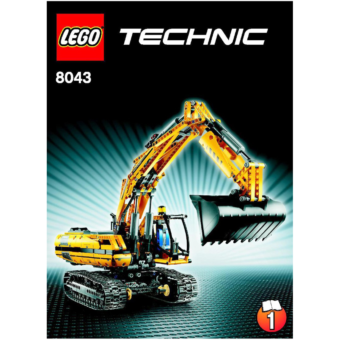 LEGO® 8043 Technic Motorized Excavator – Motoros kotrógép - 3