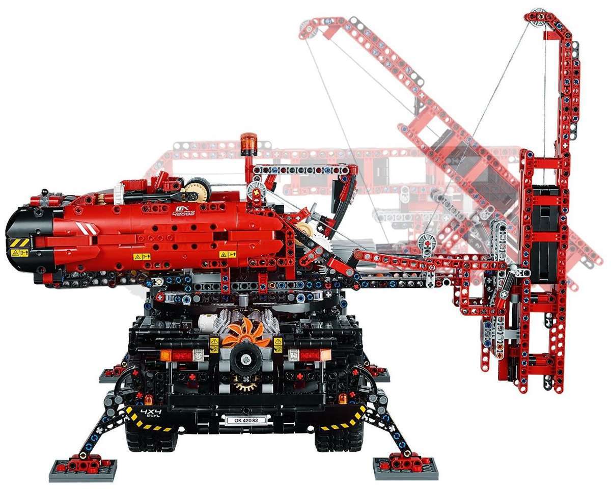 LEGO® 42082 Technic Daru Egyenetlen Terepen - Rough Terrain Crane /bontott/ - 3