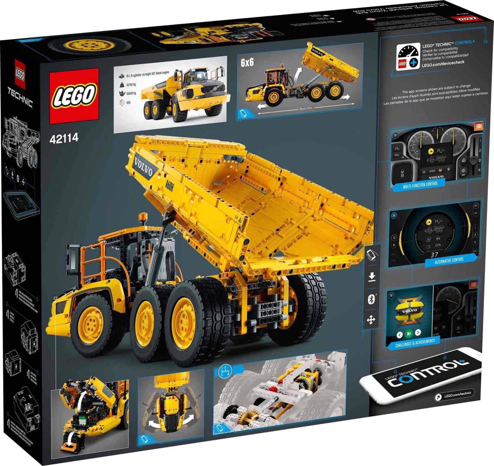 LEGO® 42114 Technic 6x6-os Volvo Articulated Hauler - 6x6-os Volvo csuklós szállítójármű - 3
