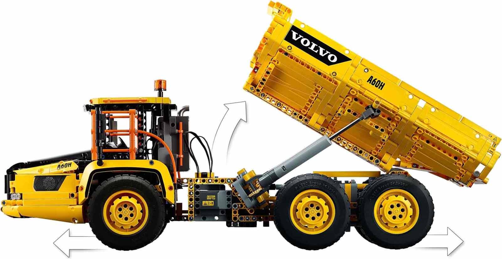 LEGO® 42114 Technic 6x6-os Volvo Articulated Hauler - 6x6-os Volvo csuklós szállítójármű - 4
