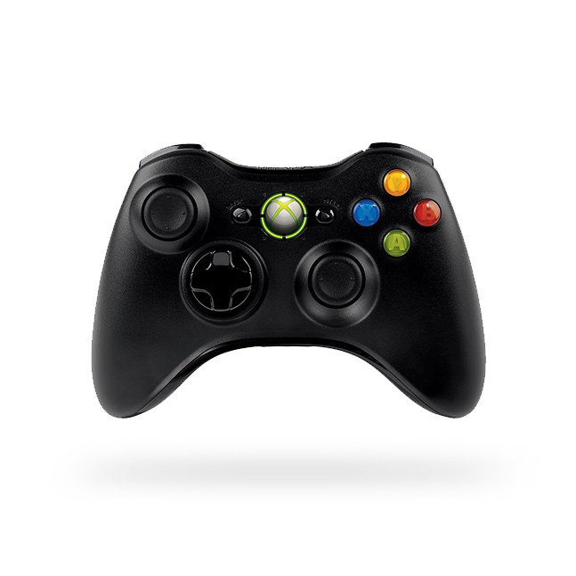 Microsoft Xbox 360 Wireless Kontroller - fekete /gyári doboz nélkül/ - 2
