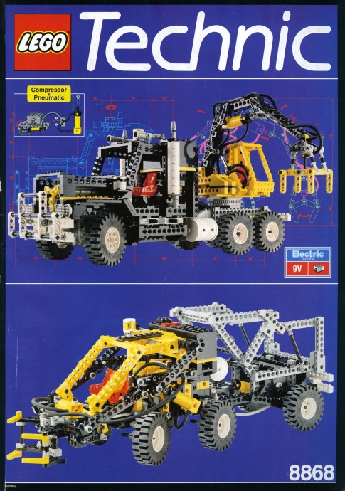 LEGO® 8868 Technic Air Tech Claw Rig – Pneumatikus markoló - 2