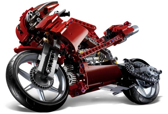 LEGO® 8420 Technic Street Bike – Utcai motor - 3