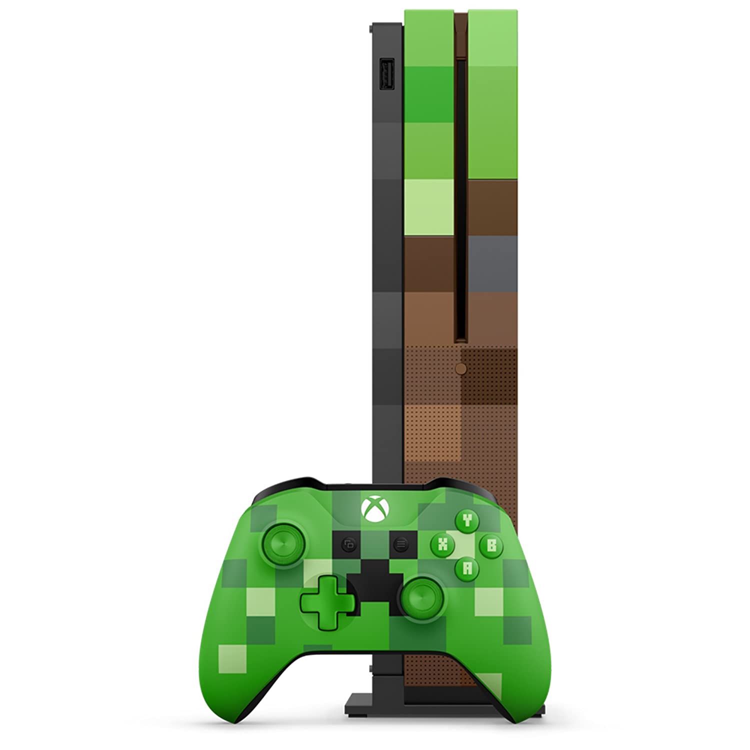 Xbox One S (Slim) 1TB Minecraft Limited Edition Játékkonzol (Microsoft) + 1 év garancia - 2