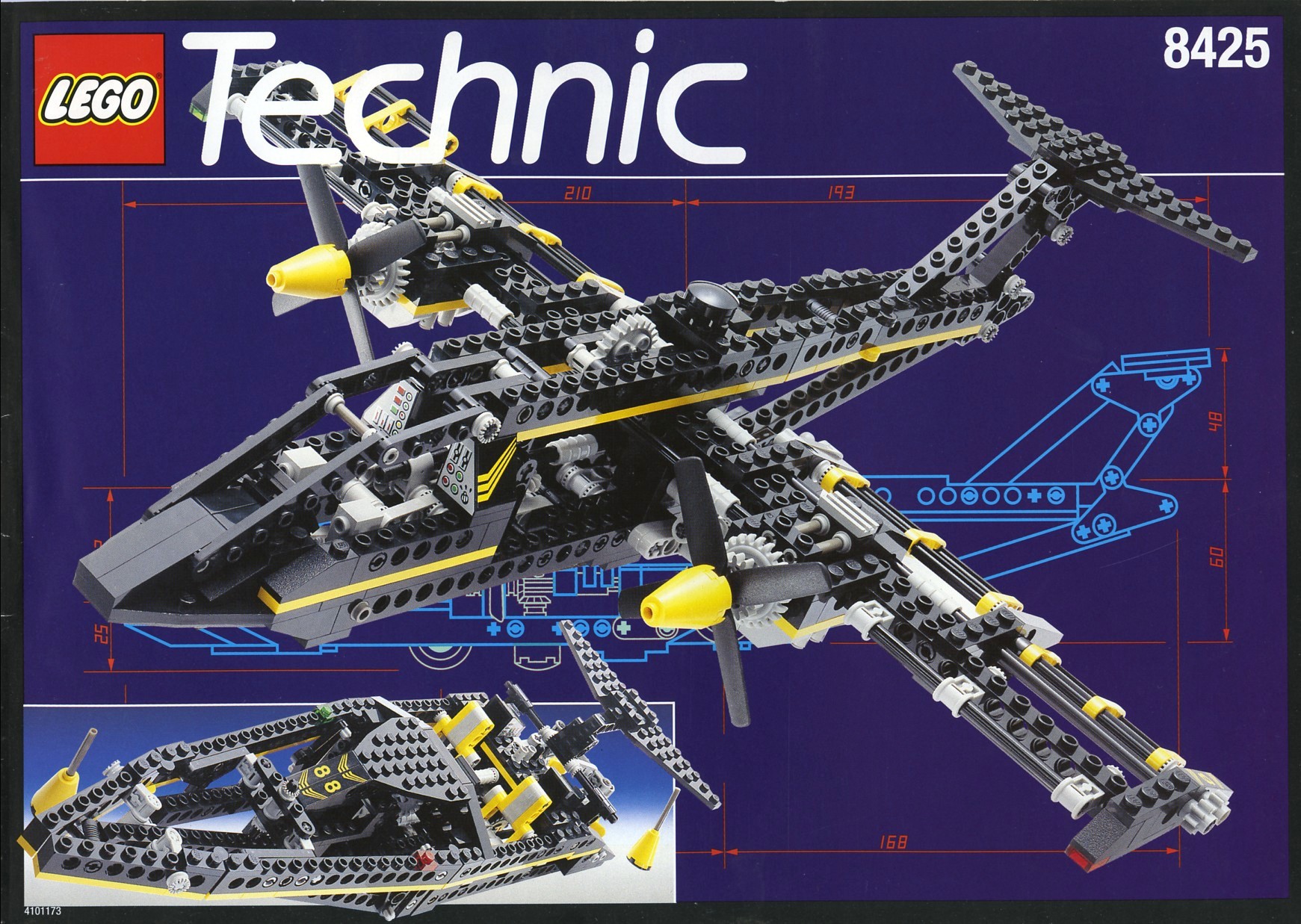 LEGO® 8425 Technic Black Hawk – Black Hawk helikopter - 2