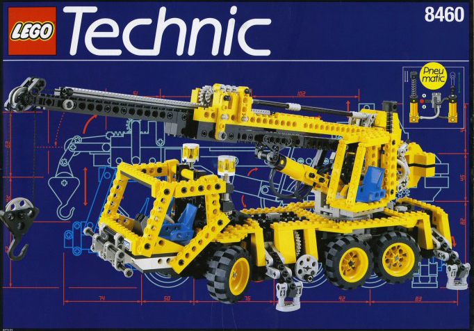 LEGO® 8460 Technic Crane Truck – Darus teherautó - 3