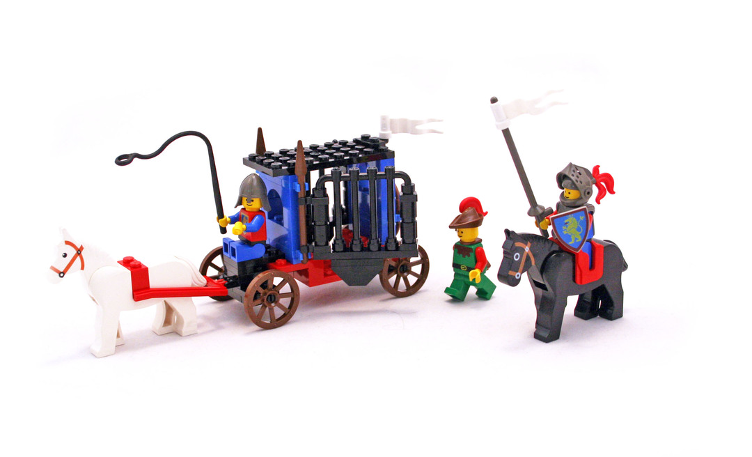 LEGO® 6042 Castle Crusaders Dungeon Hunters - Rabszállító kocsi - 2