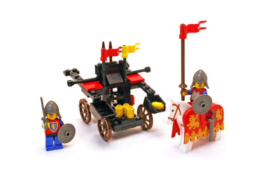 LEGO® 6039 Lion Knights Twin-Arm Launcher – Kétkaros ostromvető - 2