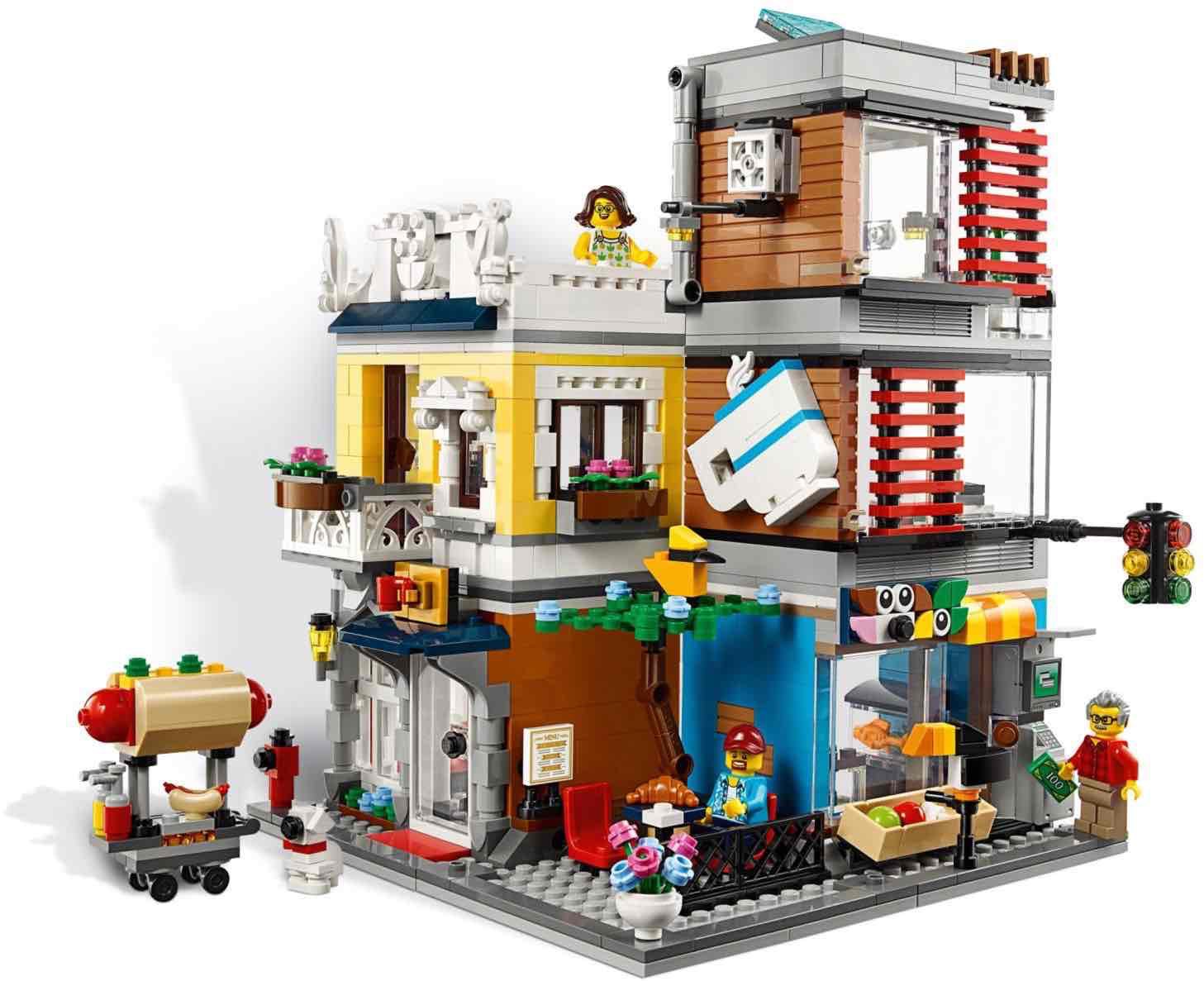 LEGO® 31097 Creator 3in1 - Townhouse Pet Shop & Café - Városi kisállat kereskedés és kávézó - 2