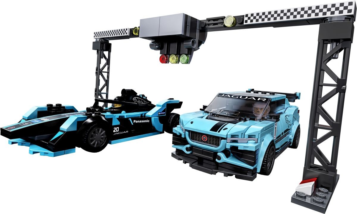 LEGO® 76898 Speed Champions - Formula E Panasonic Jaguar Racing GEN2 Car & Jaguar I-PACE eTROPHY - 2