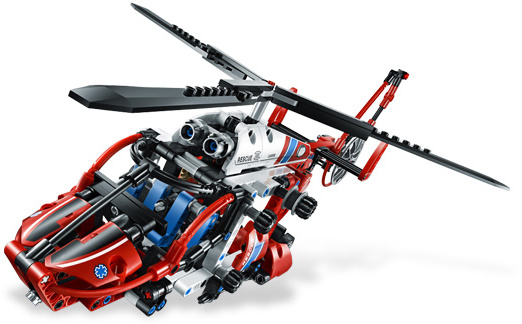 LEGO® 8068 Technic Rescue Helicopter – Mentőhelikopter - 3