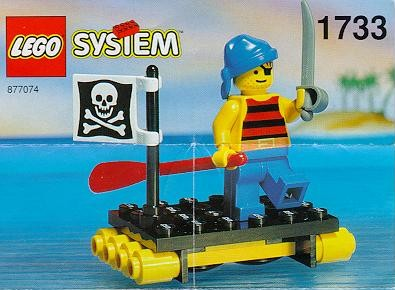 LEGO® 1733 Shipwrecked Pirate – Hajótörött kalóz - 2