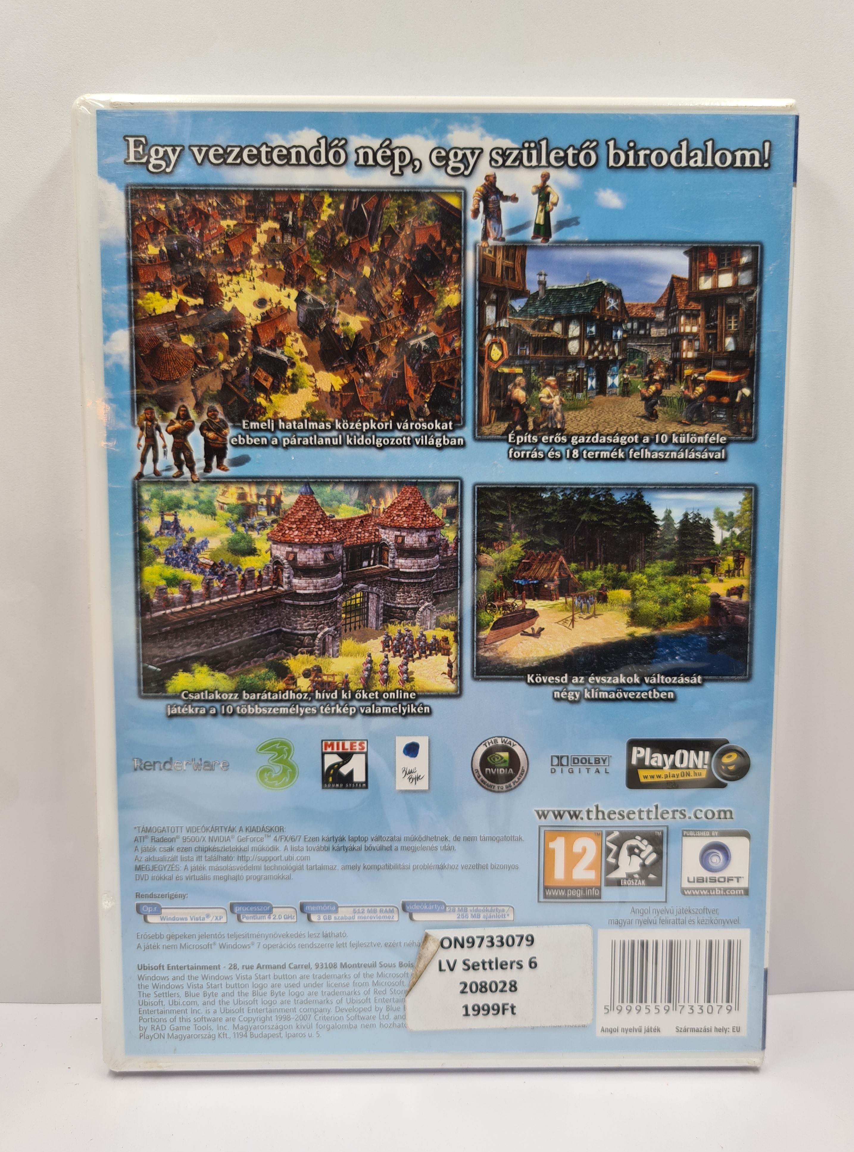 The Settlers Rise of an Empire - Egy birodalom születése - PC - 3