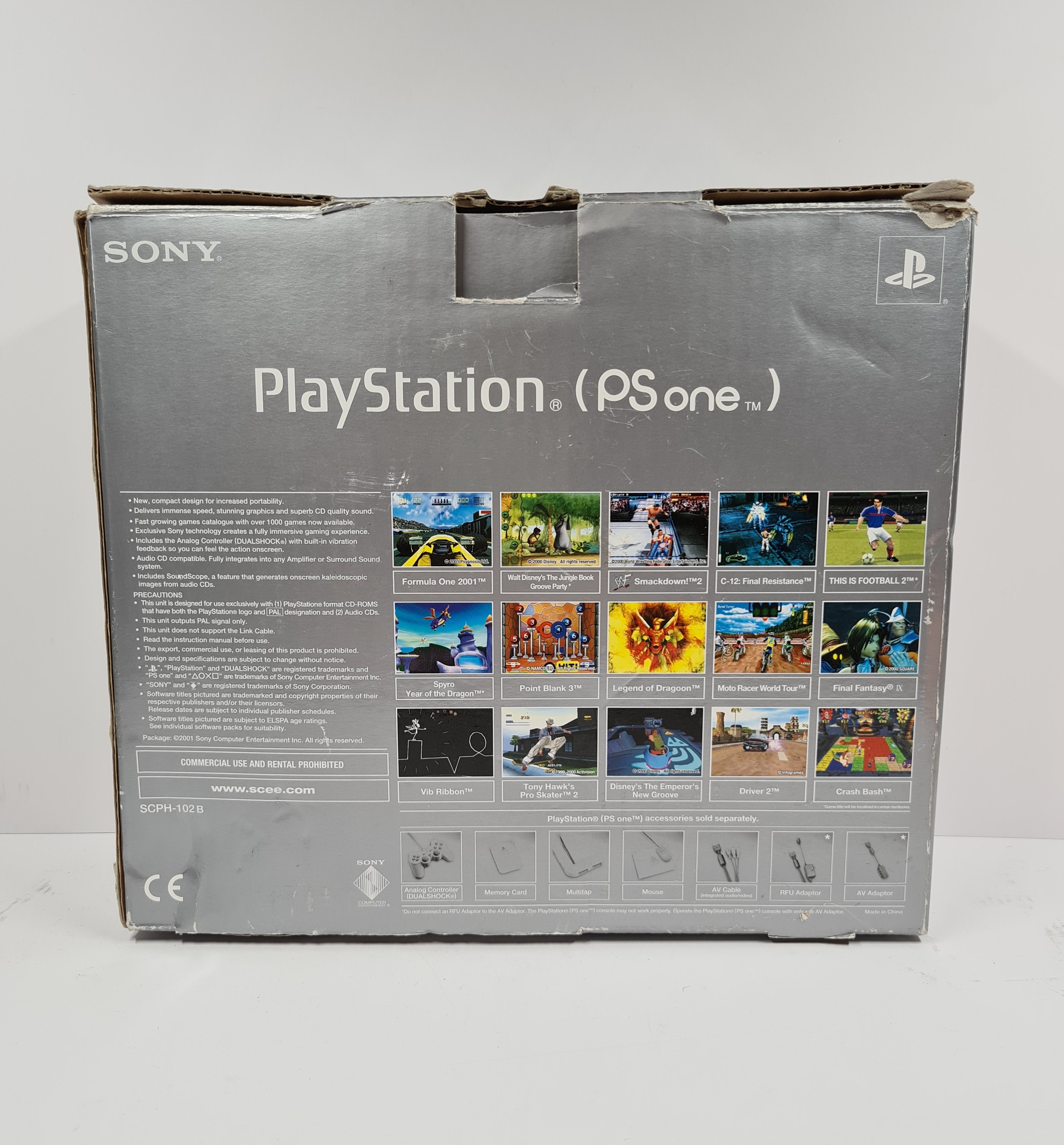 Sony PSone Játékkonzol (PS 1 Slim) + 1 év garancia - 3