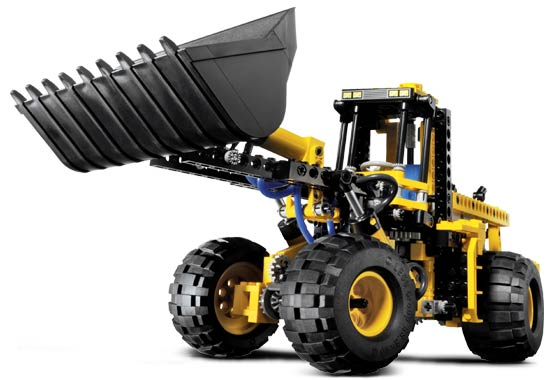 LEGO® 8439 Technic Front End Loader – Homlokrakodó munkagép - 2