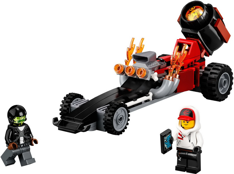LEGO® 40408 Hidden Side - Gyorsulási versenyautó - Drag Racer - 2