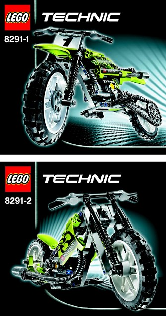 LEGO® 8291 Technic Dirt Bike - Terepmotor - 3