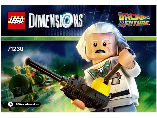 LEGO® 71230 Dimensions Fun Pack - Back To The Future Doc Brown and Traveling Time Train - 2