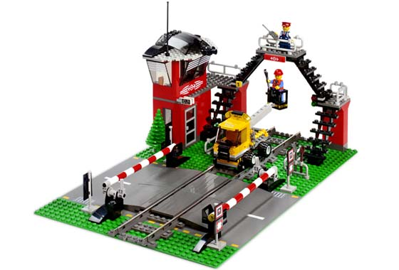 LEGO® 10128 World City Train Level Crossing - Sorompós vasúti átjáró - 2