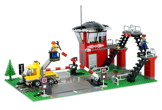 LEGO® 10128 World City Train Level Crossing - Sorompós vasúti átjáró - 3