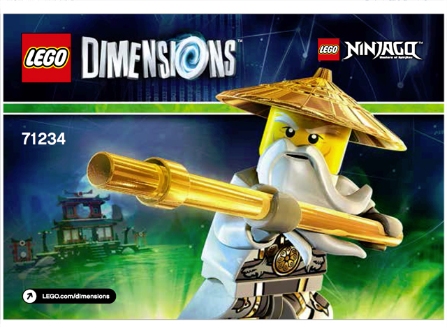 LEGO® 71234 Dimensions Fun Pack NINJAGO® Sensei Wu and Flying White Dragon - 2