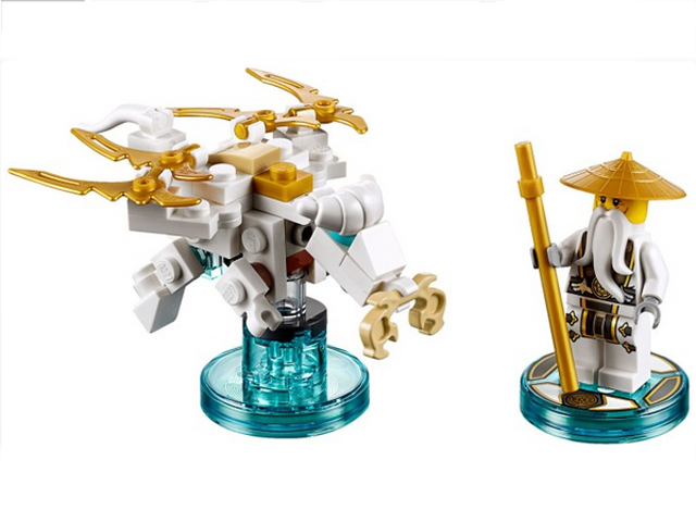 LEGO® 71234 Dimensions Fun Pack NINJAGO® Sensei Wu and Flying White Dragon - 3