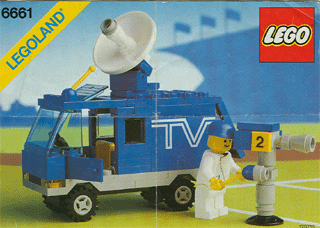 LEGO® 6661 TV Van / Mobile TV Studio - TV-közvetítő kocsi - 2