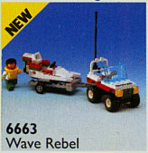 LEGO® 6663 System Wave Rebel - Hullámlovas - 2