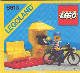 LEGO® 6613 System Telephone Booth - Telefofonfülke - 3