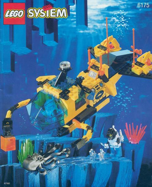 LEGO® 6175 System Aquazone Aquanauts Crystal Explorer Sub - Kristálykutató tengeralattjáró - 2