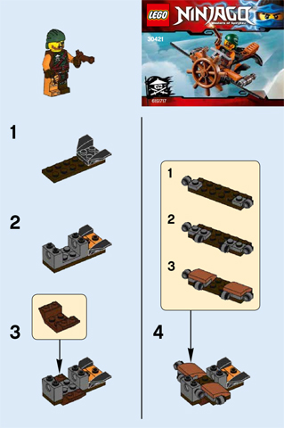 LEGO® 30421 Ninjago Skybound Plane - Skybound kalóz repülő - polybag - 3