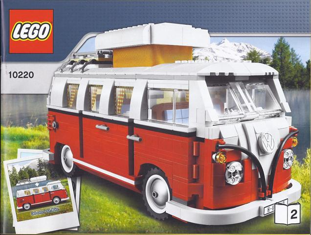 LEGO® 10220 Volkswagen T1 Camper Van - Volkswagen T1 lakóautó - 3