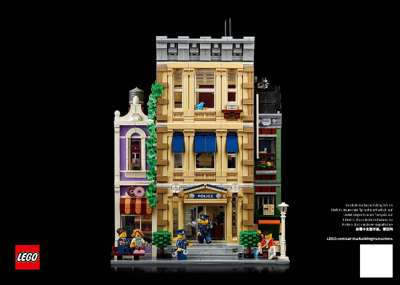 LEGO® 10278 Icons Police Station – Rendőrségi épület - 4