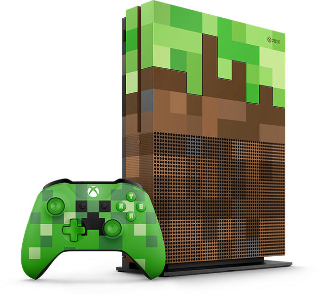 Xbox One S (Slim) 1TB Minecraft Limited Edition Játékkonzol (Microsoft) + 1 év garancia - 4
