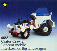 LEGO® 6885 Futuron Saturn Base Main Team / Crater Crawler – Kráterjáró felderítő egység - 2