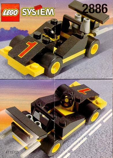 LEGO® 2886 Formula 1 Racing Car –  Formula 1 versenyautó - 3