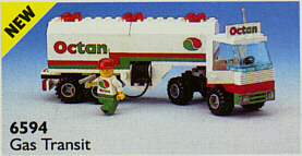 LEGO® 6594 Gas Transit – Octan tartálykocsi - 2