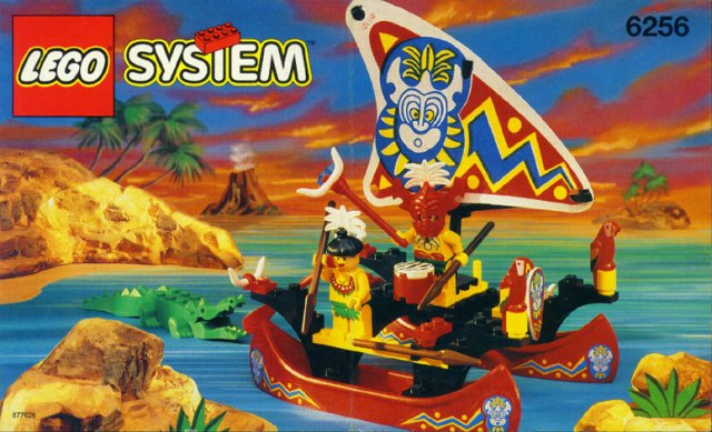 LEGO® 6256 Pirates Islander Catamaran - Bennszülött katamarán - 3