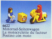 LEGO® 6622 Mailman on Motorcycle - Postás motorkerékpáron - 2