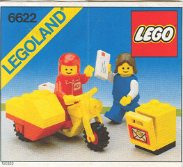 LEGO® 6622 Mailman on Motorcycle - Postás motorkerékpáron - 3
