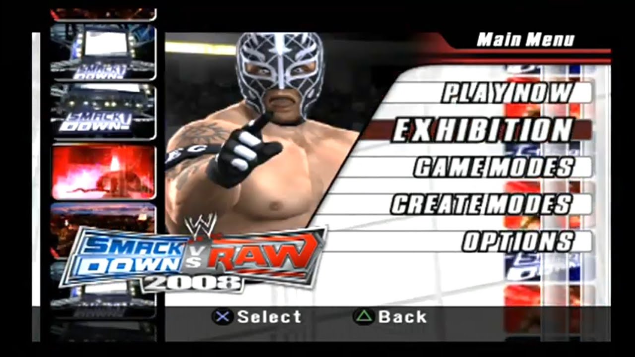 Smackdown vs Raw 2008 - PS2 - 2