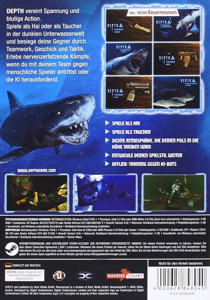 Depth Shark vs Men  - PC - 2