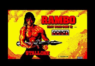 Rambo First Blood Part II Amstrad - 2