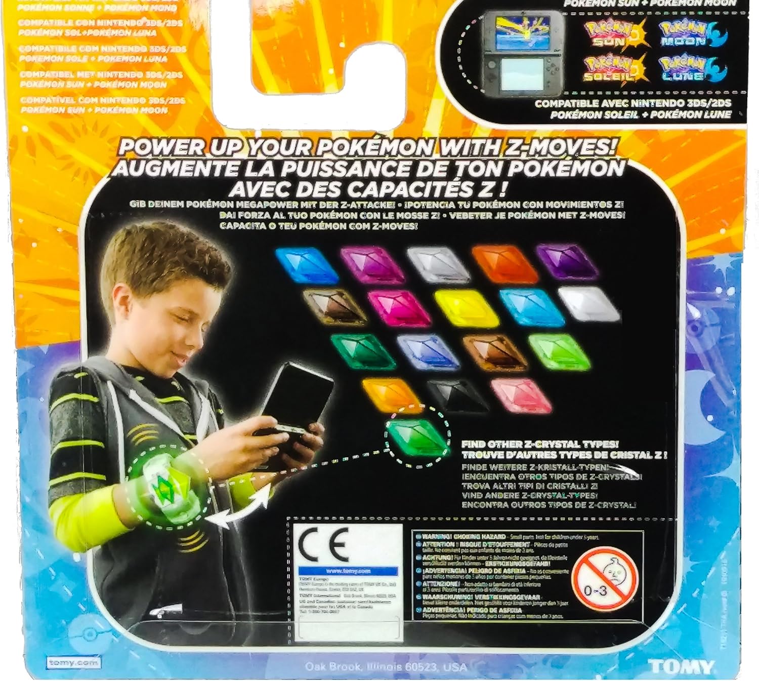 Pokémon Z-Crystal Steelium Rockium Poisonium - Nintendo 3DS - 3