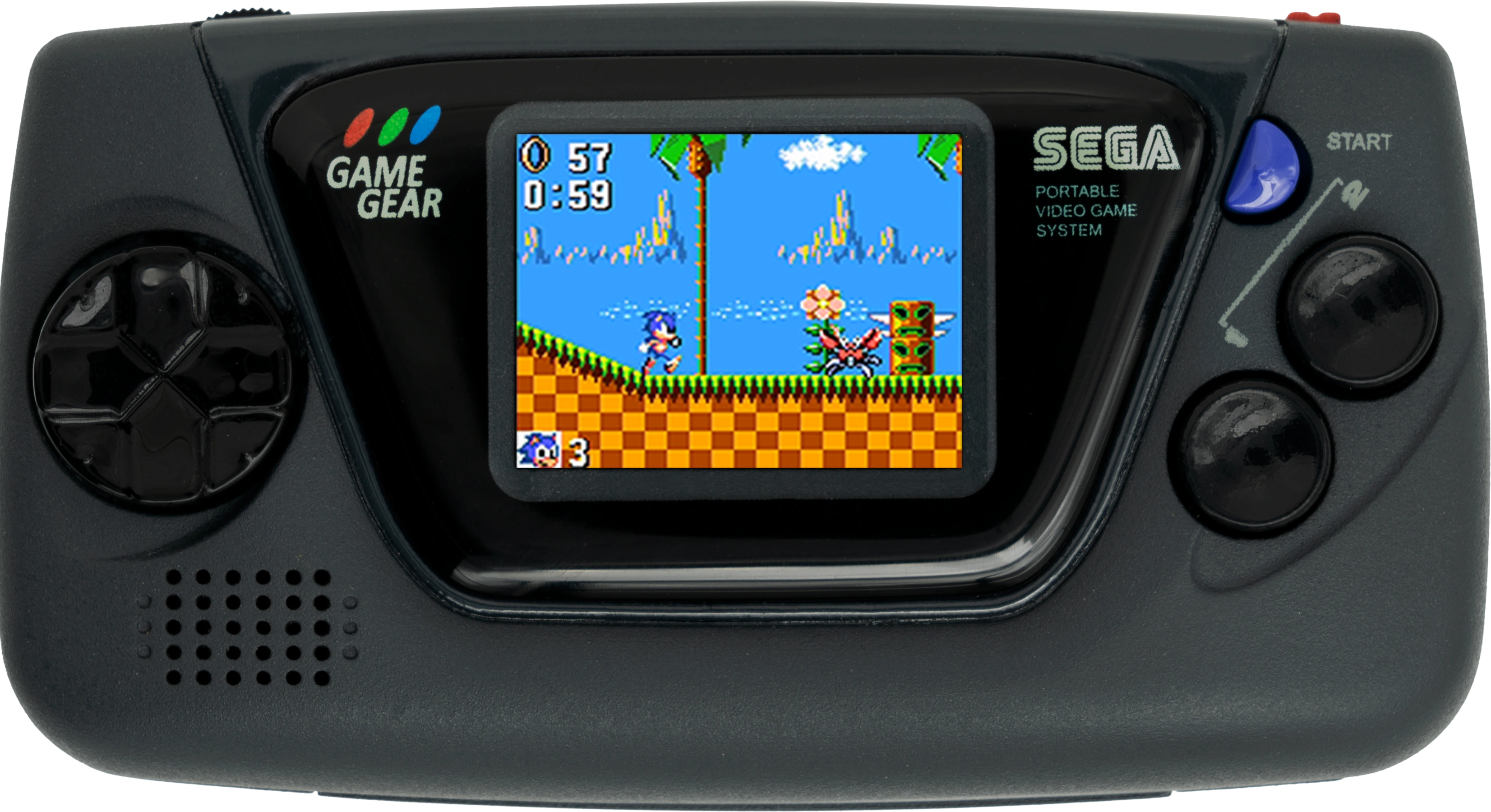 Sega Game Gear konzol + 1 év garancia /gyári doboz nélkül/ - 3