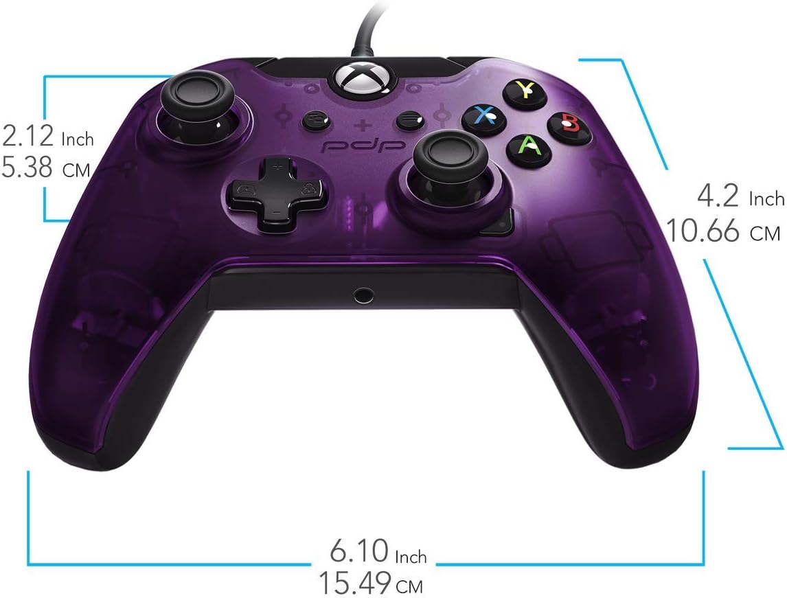 PDP Xbox One Vezetékes Kontroller - Purple - Lila /gyári doboz nélkül/ - 3