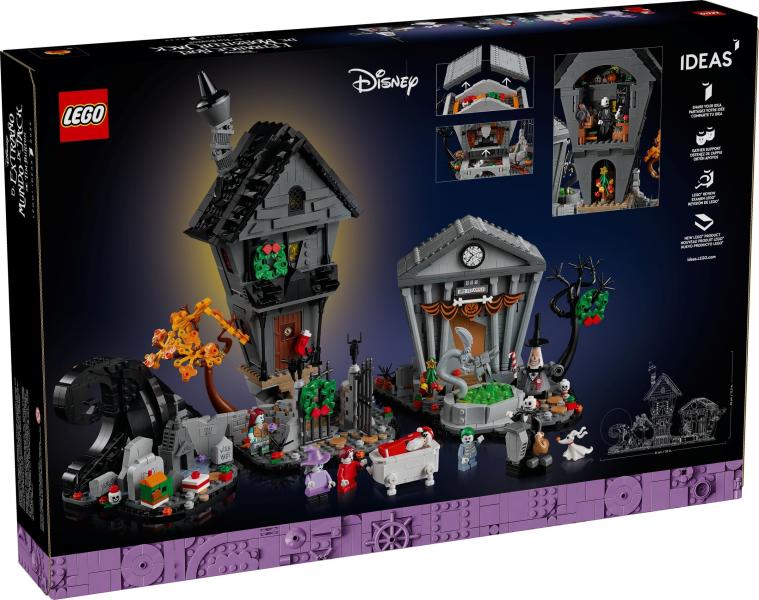LEGO® 21351 Disney™ - Tim Burton Karácsonyi lidércnyomás - Tim Burtons Nightmare Before Christmas - 2
