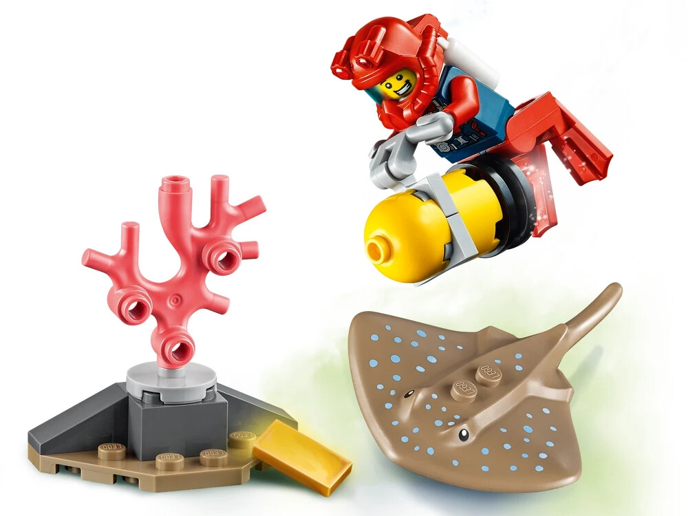 LEGO® 30370 City – Ocean Diver - Vízalatti búvár - Polybag - 2